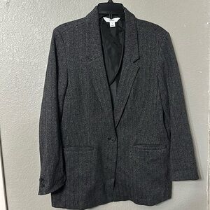Old navy twill blazer dark gray